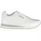 Sleek White Eco-Leather Sneakers