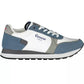 Sleek White Sports Sneakers with Contrasting Accents