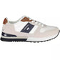 Sleek White Sneakers with Contrasting Accents