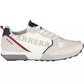 Sleek White Sneakers with Contrasting Accents