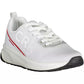 Sleek White Sneakers with Contrasting Details