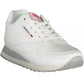Sleek White Eco-Leather Sneakers