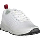 Sleek White Sports Sneakers with Contrast Accents
