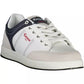 Sleek White Sports Sneakers with Contrasting Accents