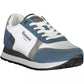 Sleek White Sports Sneakers with Contrasting Accents