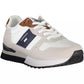 Sleek White Sneakers with Contrasting Accents