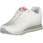 Sleek White Eco-Leather Sneakers