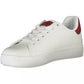 Sleek White Sneakers with Contrast Details