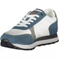 Sleek White Sports Sneakers with Contrasting Accents