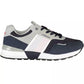 Sleek Blue Sneakers with Contrasting Details