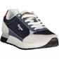 Dynamic Blue Lace-Up Sports Sneakers