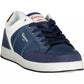 Eco-Conscious Blue Sneakers with Contrasting Details
