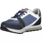 Chic Blue Contrast Lace-Up Sneakers