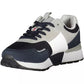 Sleek Blue Sneakers with Contrasting Details