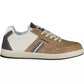Sleek Brown Sneakers with Contrasting Details