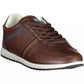 Sleek Brown Sneakers with Contrasting Accents