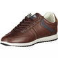 Sleek Brown Sneakers with Contrasting Accents
