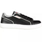 Sleek Black Sports Sneakers with Contrasting Accents