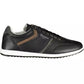 Sleek Black Sneakers with Contrasting Details