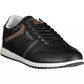 Sleek Black Sneakers with Contrasting Details