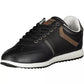 Sleek Black Sneakers with Contrasting Details