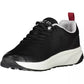 Sleek Black Sneakers with Contrasting Accents