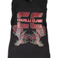 Elegant Black Printed Tank with Logo Detail
