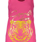 Elegant Pink Cotton Tank with Logo Print