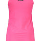 Elegant Pink Wide-Shoulder Tank Top