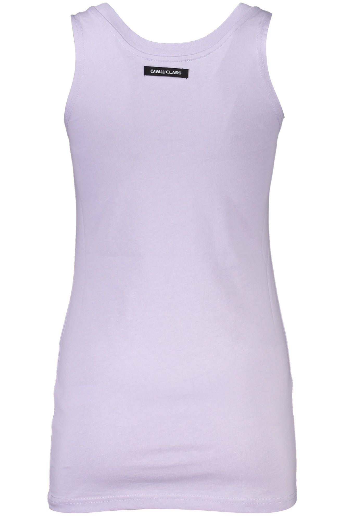 Elegant Purple Round Neckline Tank Top