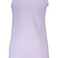 Elegant Purple Tank Top with Wide Shoulders