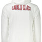 Chic White Hooded Sweatshirt with Zip Detail
