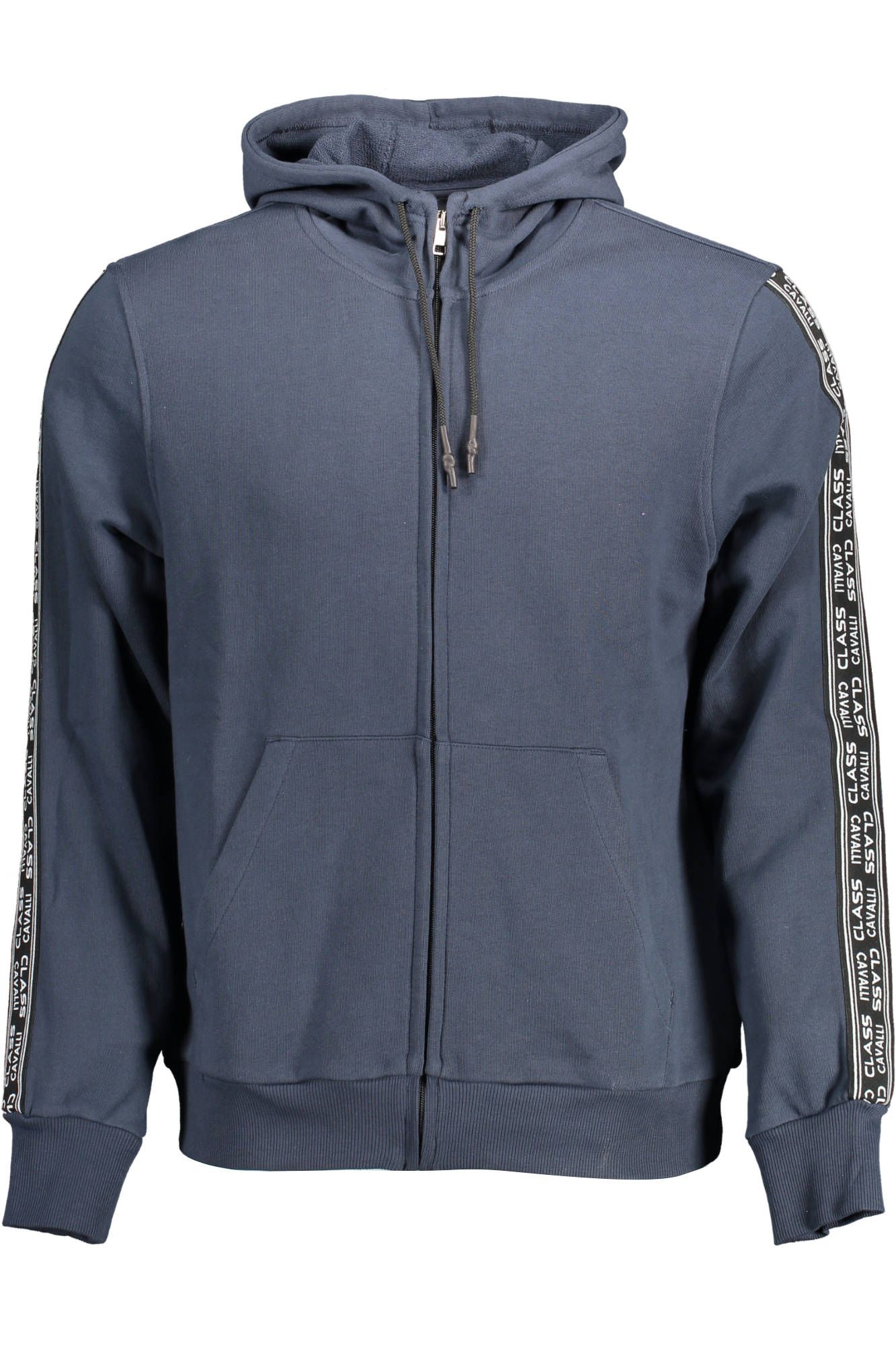 Chic Contrasting Detail Hooded Sweatshirt