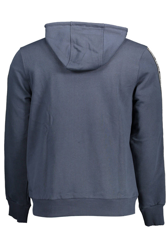 Chic Contrasting Detail Hooded Sweatshirt