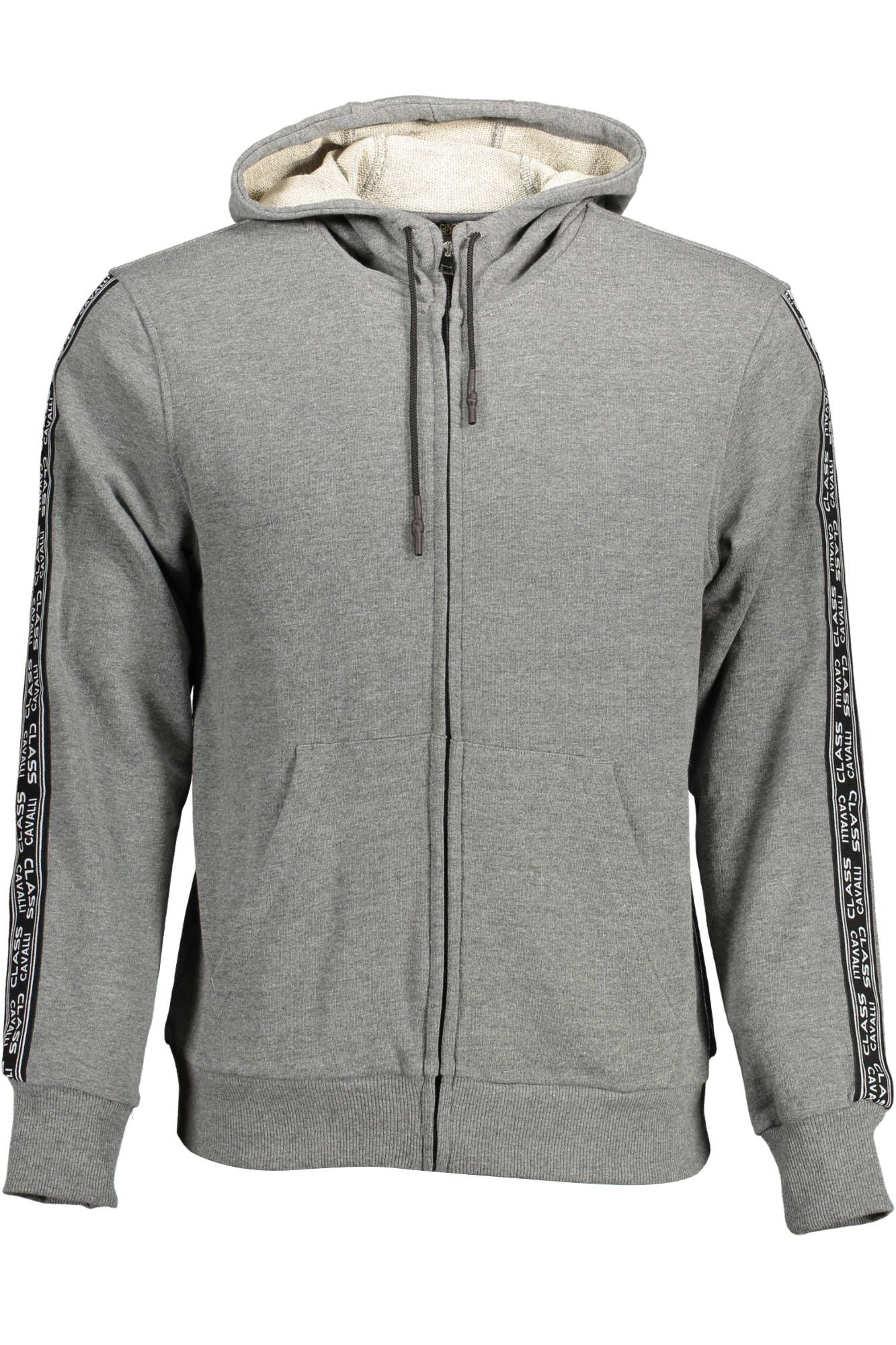 Elegant Hooded Sweatshirt with Contrasting Accents