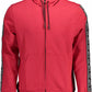 Chic Pink Hooded Sweatshirt with Contrasting Details