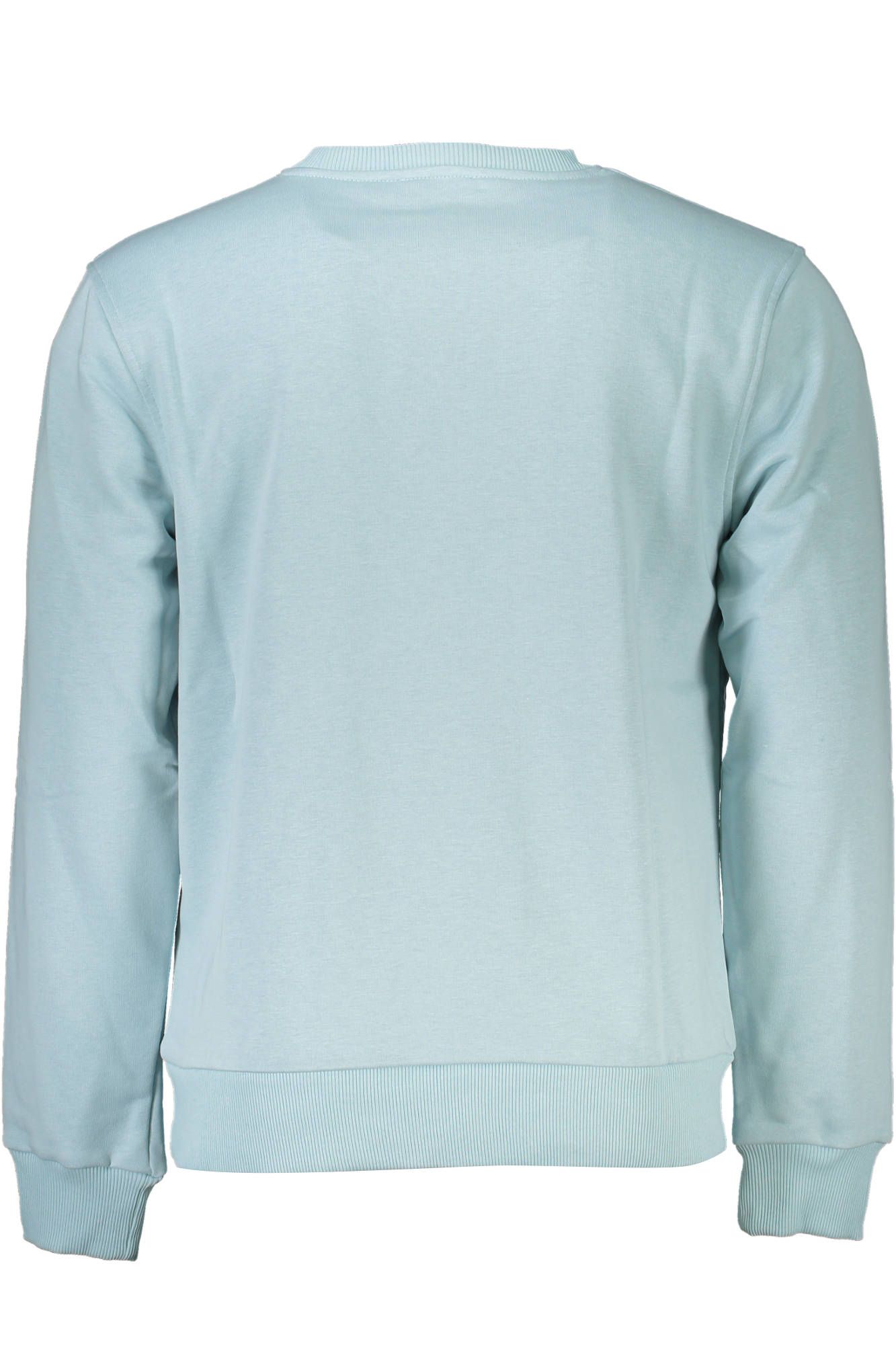 Elegant Light Blue Cotton Sweatshirt