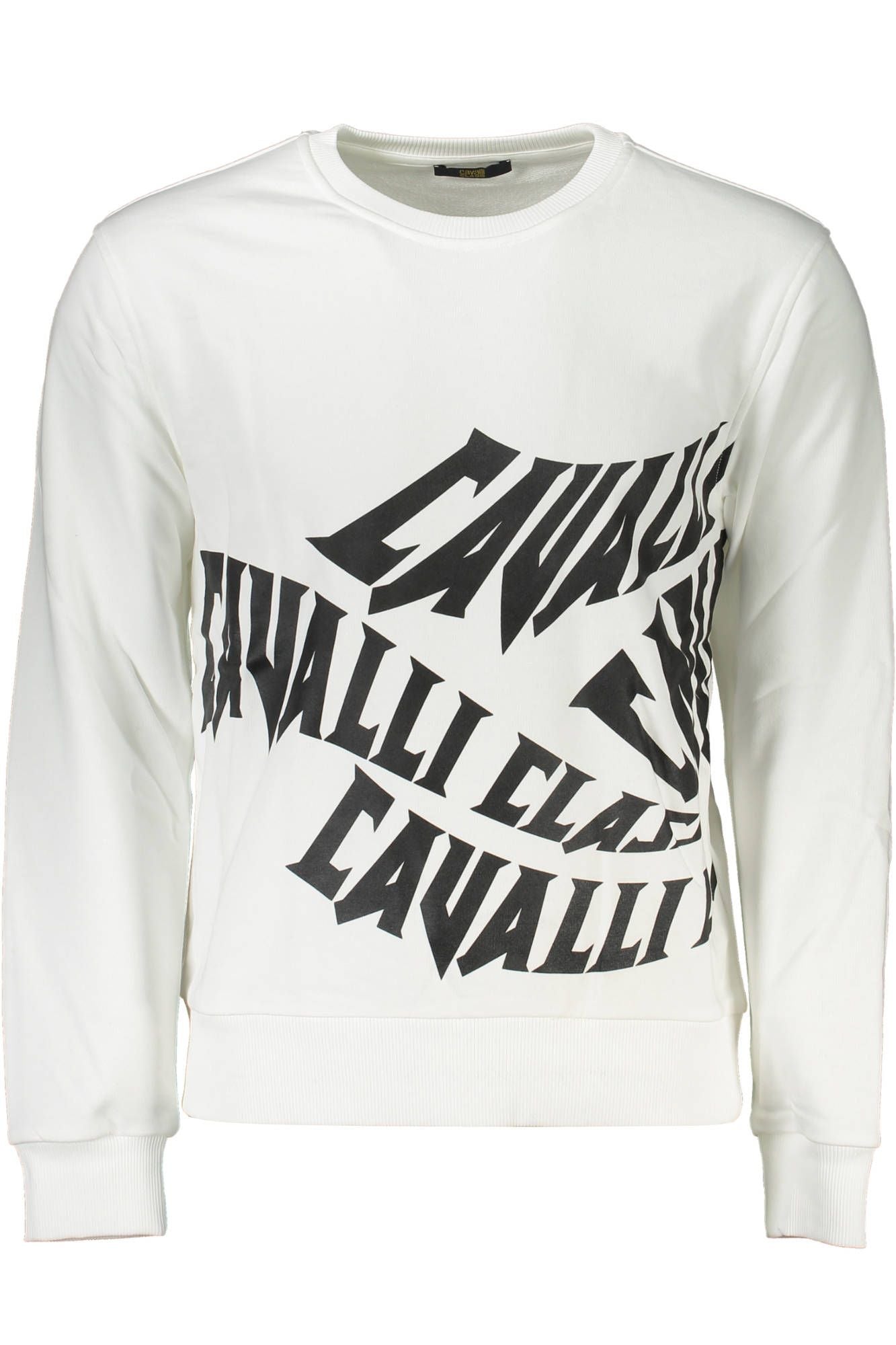 Regal Charm White Cotton Sweatshirt