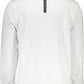 Elegant White Round Neck Men's Sweater