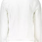 Elegant White Embroidered Sweatshirt