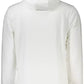 Elegant White Hooded Sweatshirt