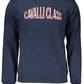 Chic Blue Embroidered Sweatshirt for Men