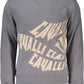Elegant Gray Cotton Sweatshirt with Logo Detail