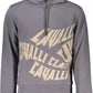 Elegant Gray Hooded Sweatshirt in Regular Fit