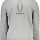 Chic Gray Long-Sleeved Hooded Sweatshirt