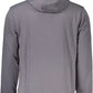 Elegant Gray Hooded Sweatshirt in Regular Fit