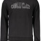 Sleek Brushed Cotton Sweatshirt with Logo Embroidery