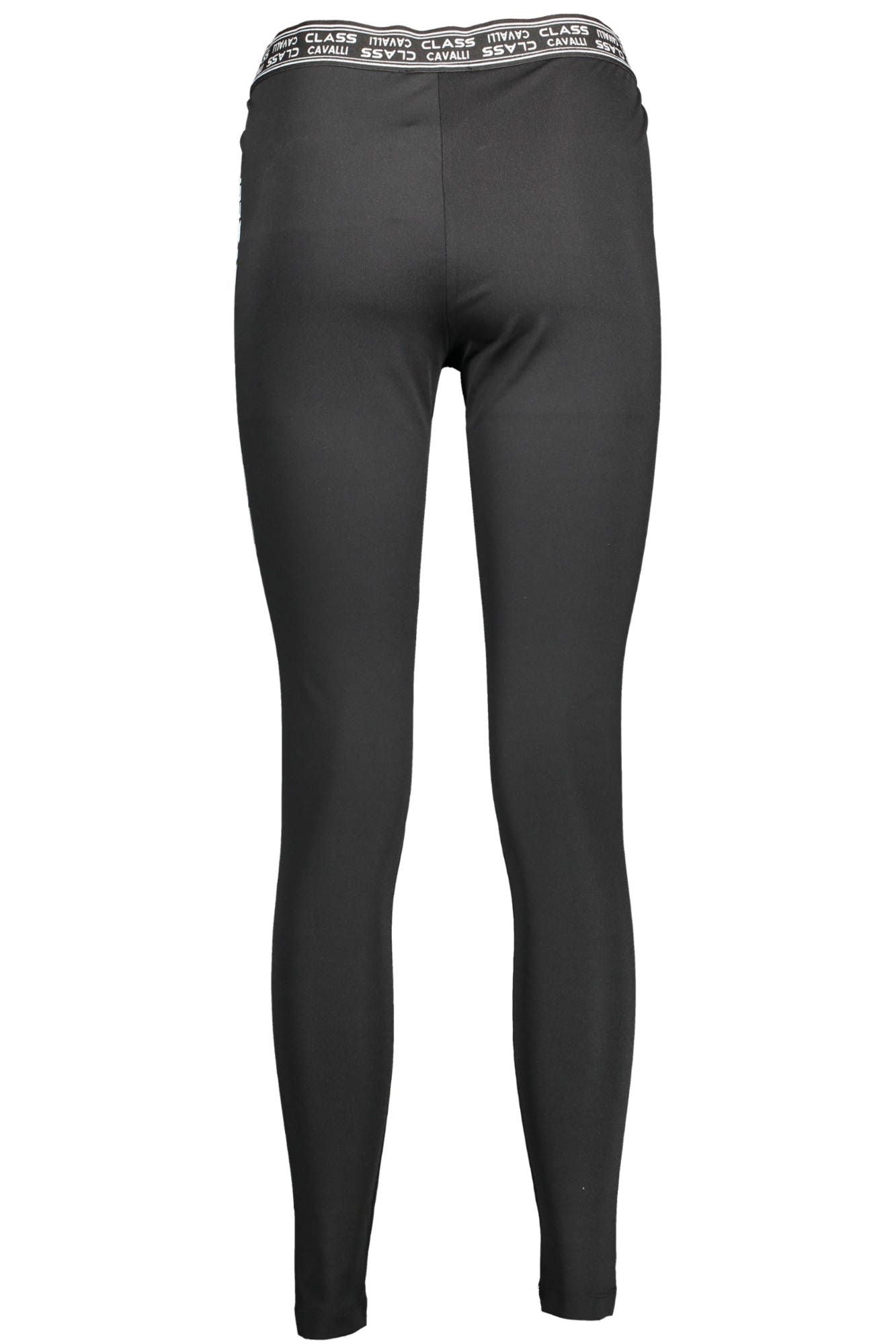 Chic Contrast Detail Elasticated Leggings