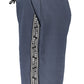 Chic Sporty Blue Cotton Shorts