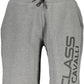Elite Gray Cotton Sports Shorts